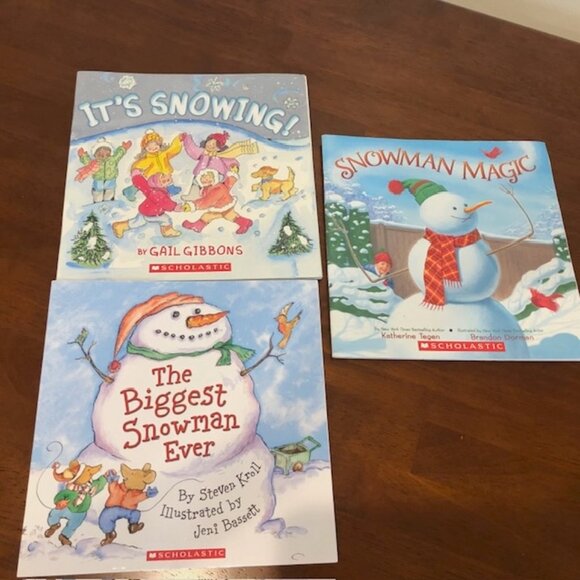 Scholastic Other - Scholastic Snowman Winter Books Bundle of 3
